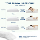 Bedsure Reversible Rayon Derived from Bamboo Pillows