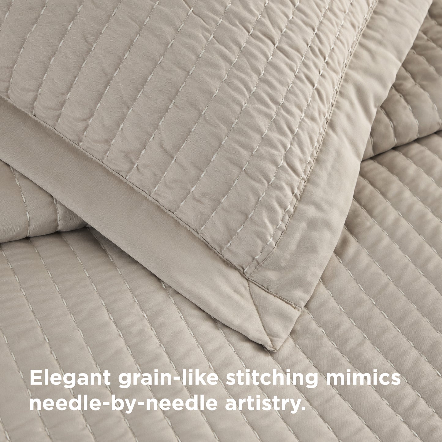 Corduroy Pattern Quilt Set