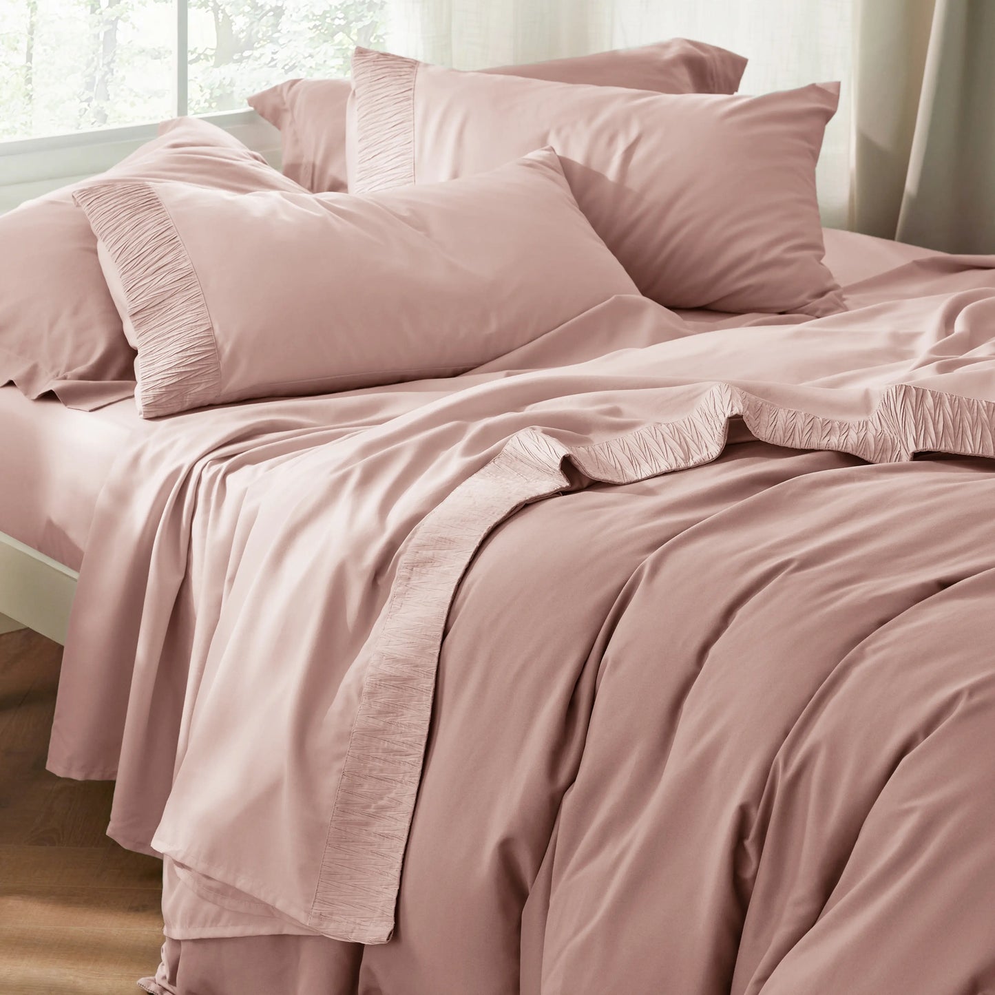Ruched Sheet Set