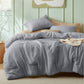 Prewashed Plain Comforter Set