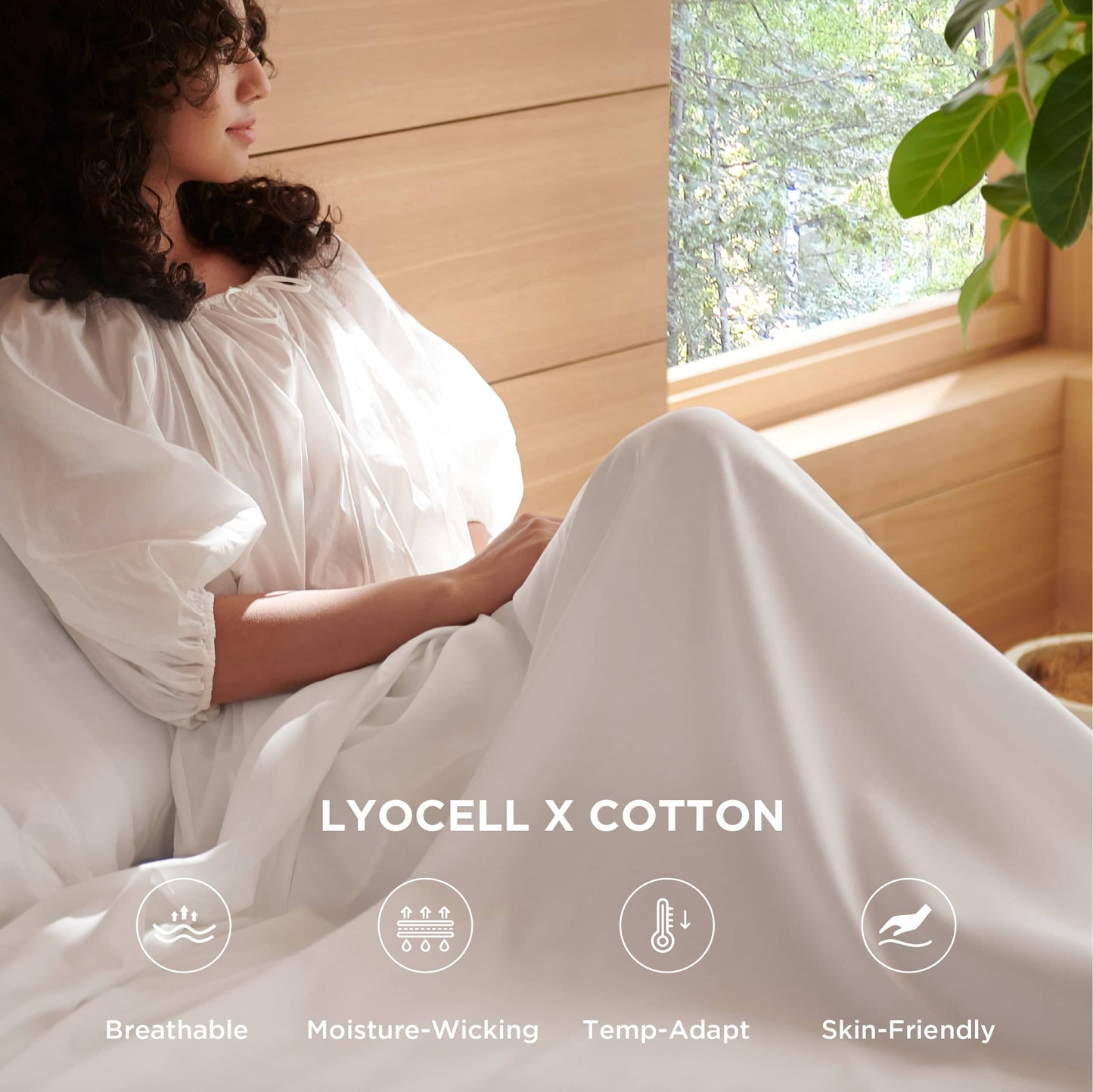 Lyocell Cotton Sheet Set - Cooling Sheets