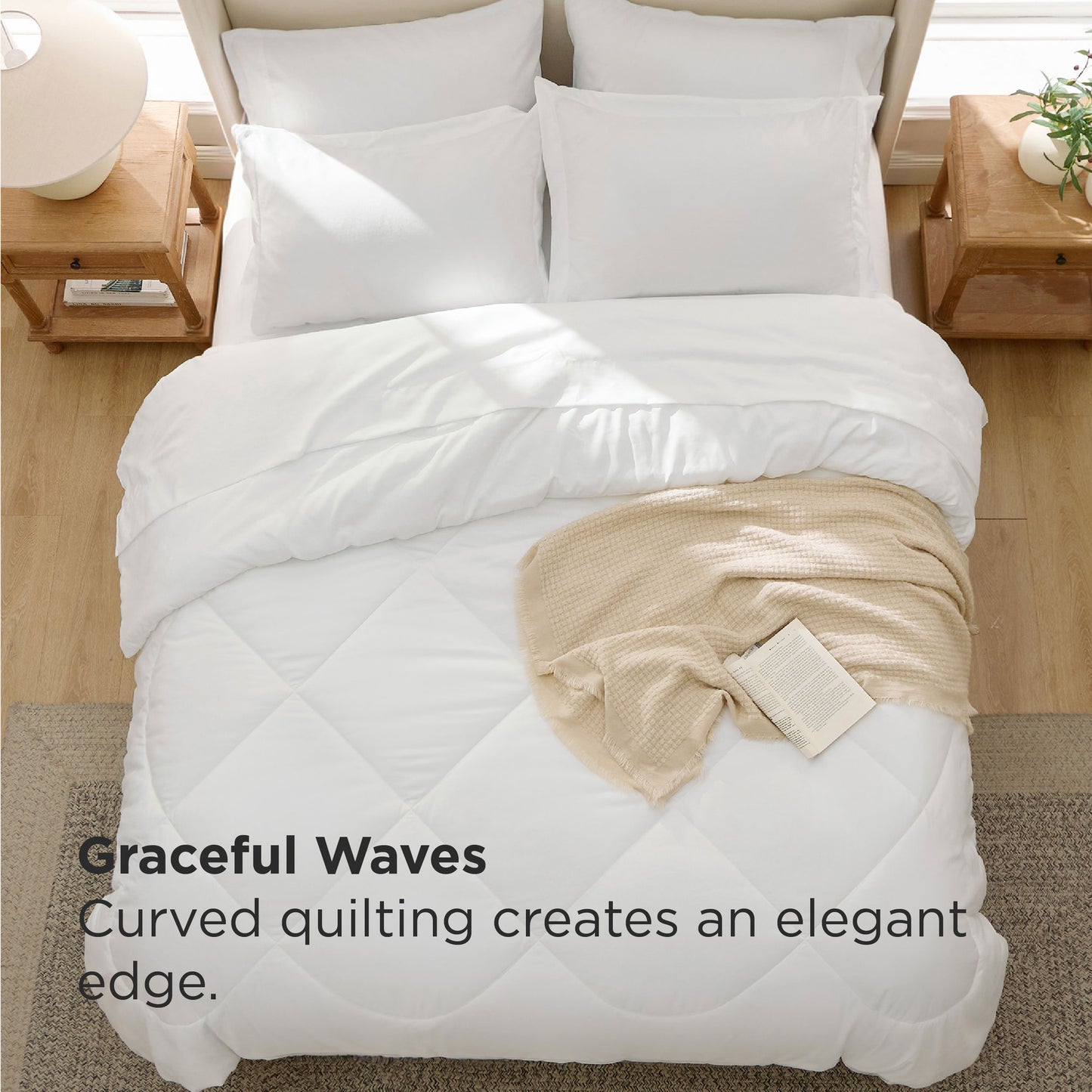 Gentlesoft® Diamond Quilted Bed-in-a-bag