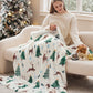Christmas Fuzzy Sherpa Blanket