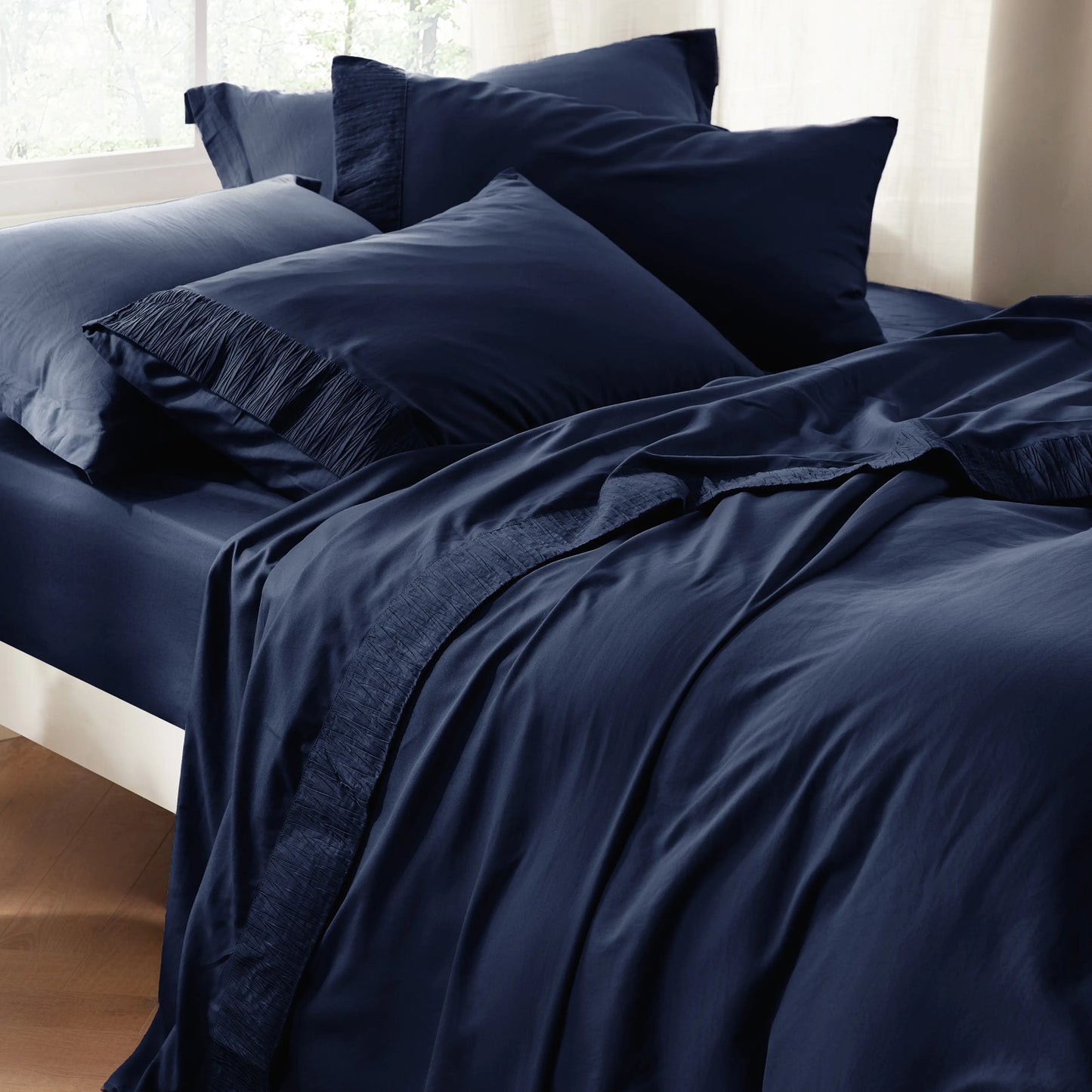 Ruched Sheet Set