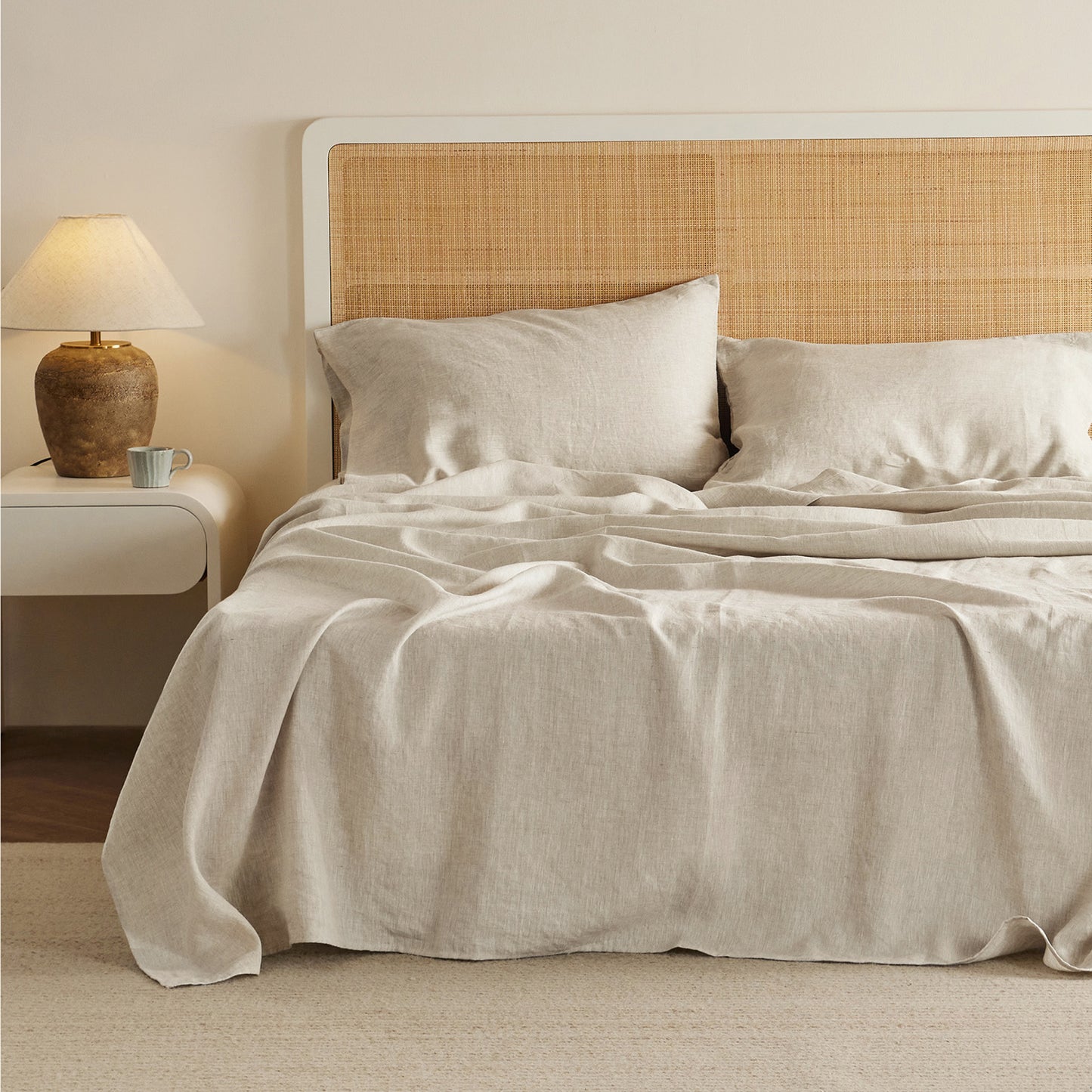 GentleSoft® Cotton-Linen Blend Sheet Set
