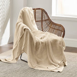 100% Cotton Waffle Weave Blankets