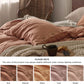 Cotton Linen Hybrid Duvet Cover Set