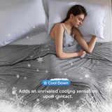 Bedsure Breescape Reversible Cooling Blanket for Hot Sleepers