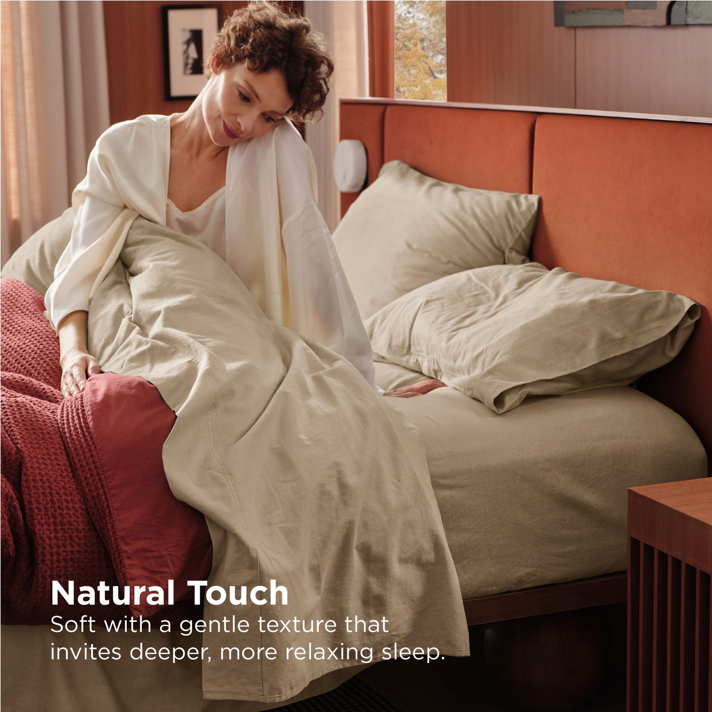 GentleSoft® Cotton-Linen Blend Sheet Set