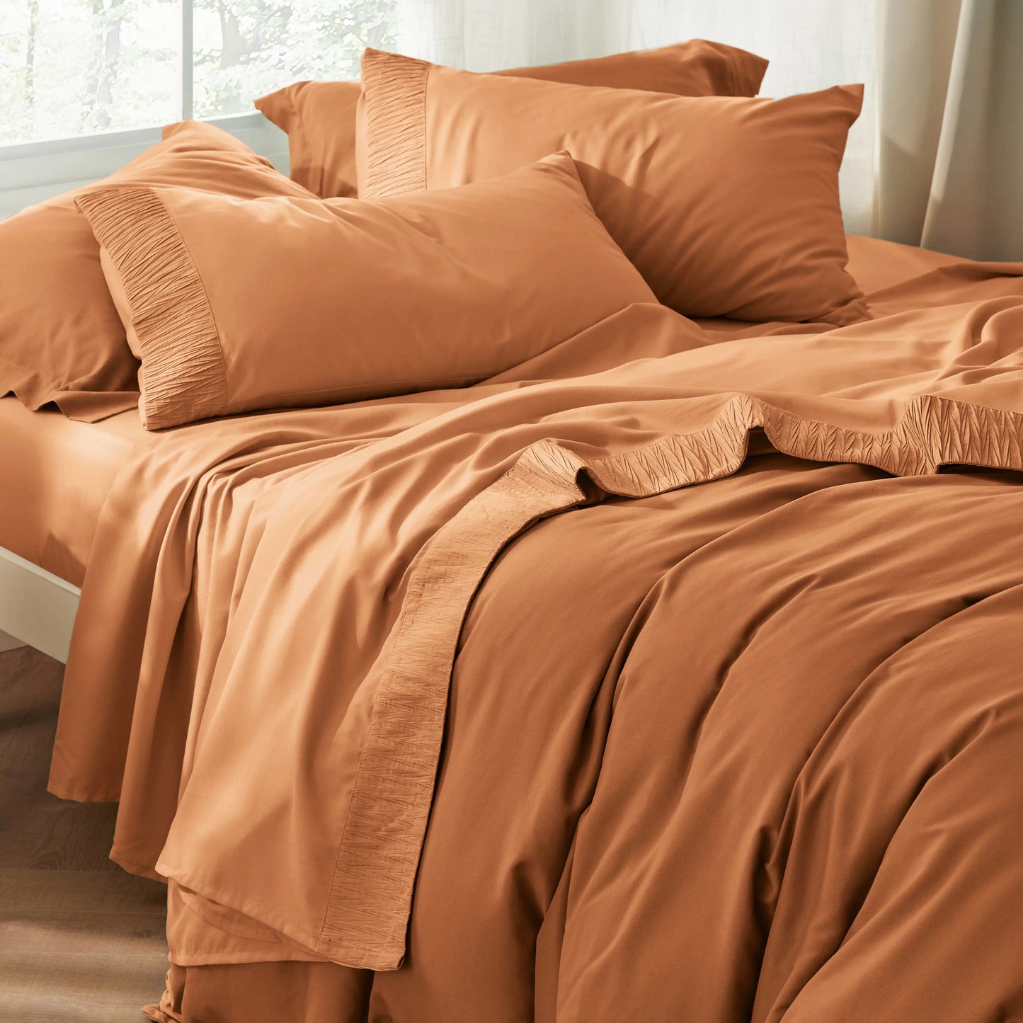 Ruched Sheet Set