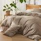GentleSoft® Cotton Linen Hybrid Duvet Cover Set