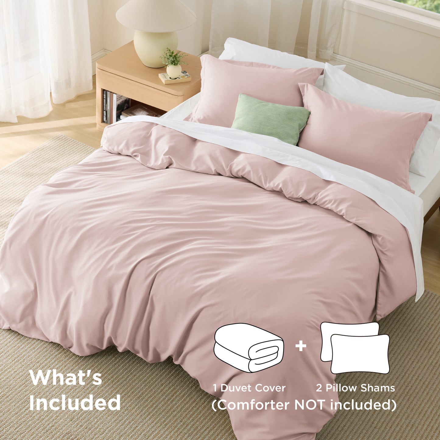 Brushed Microfiber Duvet Cover Set