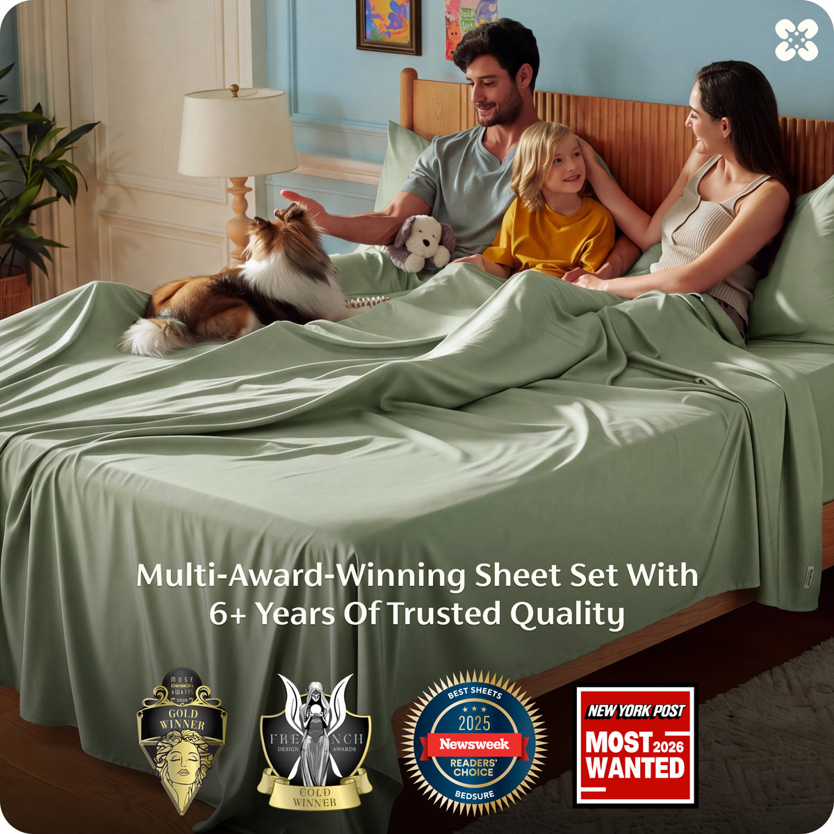 Rayon Derived from Bamboo Sheet Set