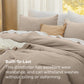 Prewashed Plain Comforter Set