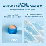 Bedsure Breescape Reversible Cooling Blanket for Hot Sleepers