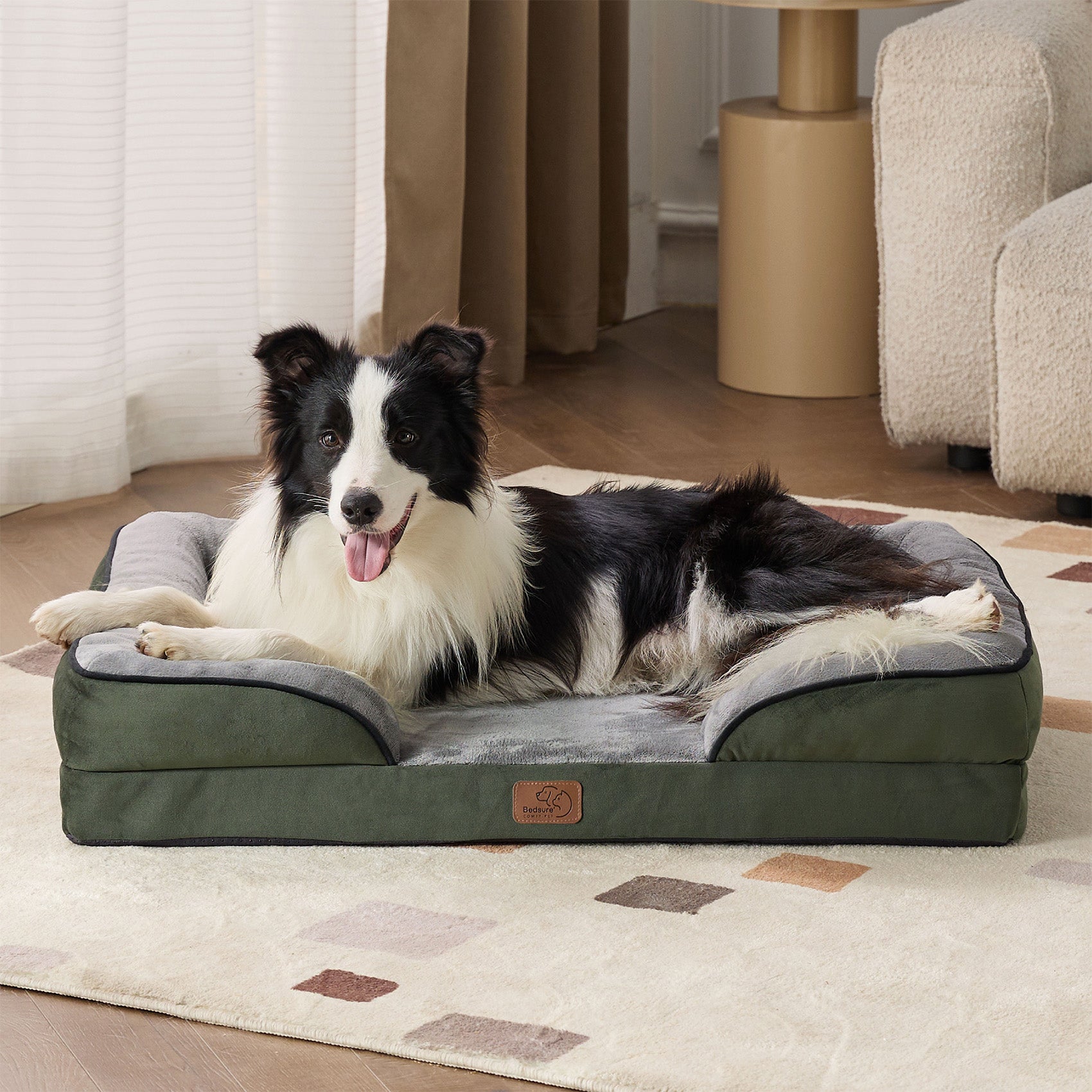 Orthopedic Flannel Dog Sofa