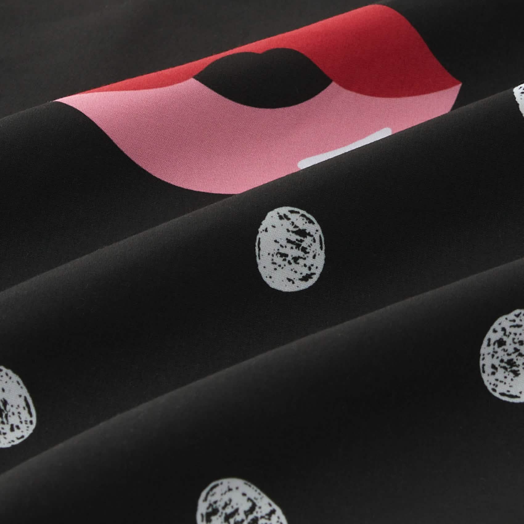 GentleSoft™ Marilyn Monroe™ Duvet Cover Set Dotted Black