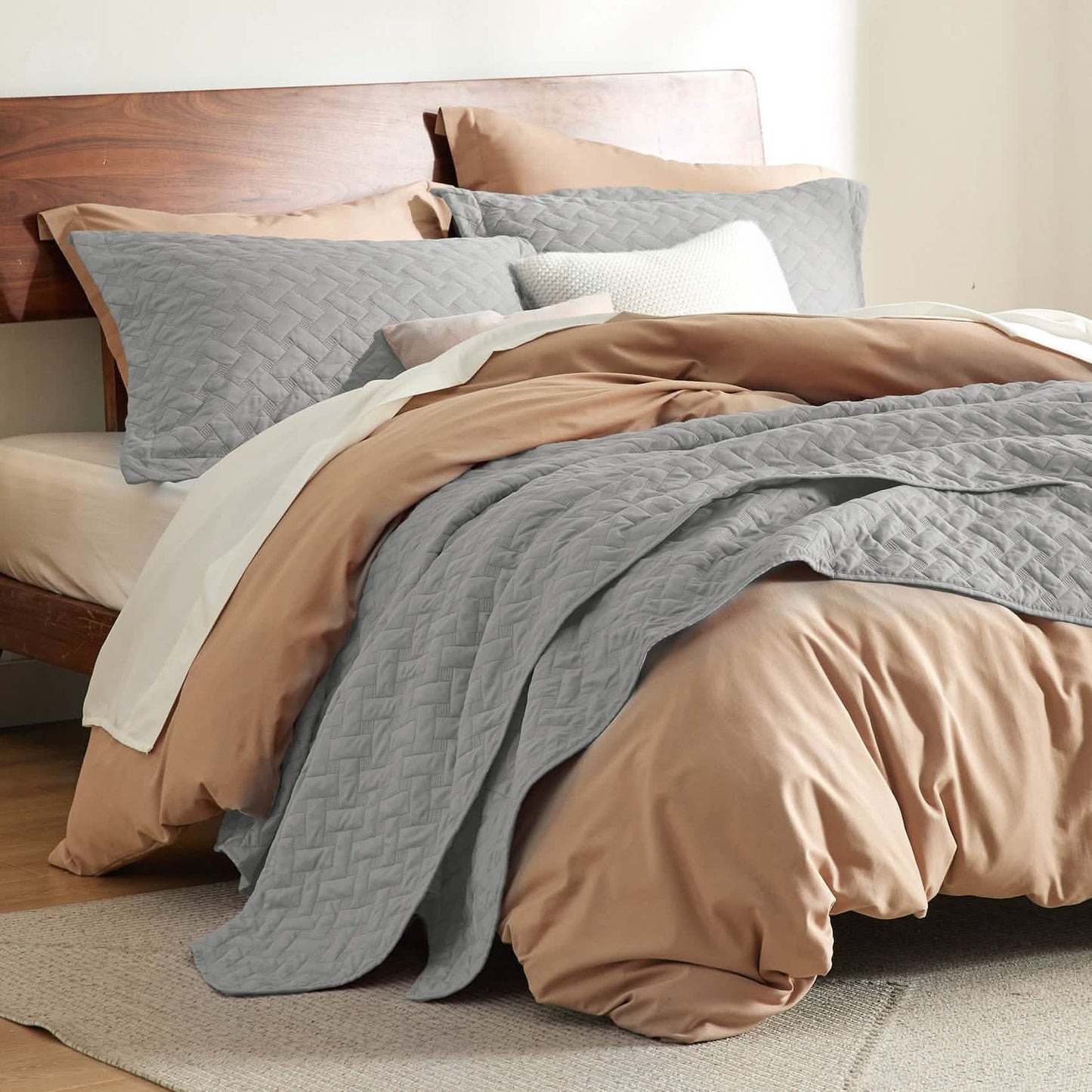 Basket-weave Quilt Set