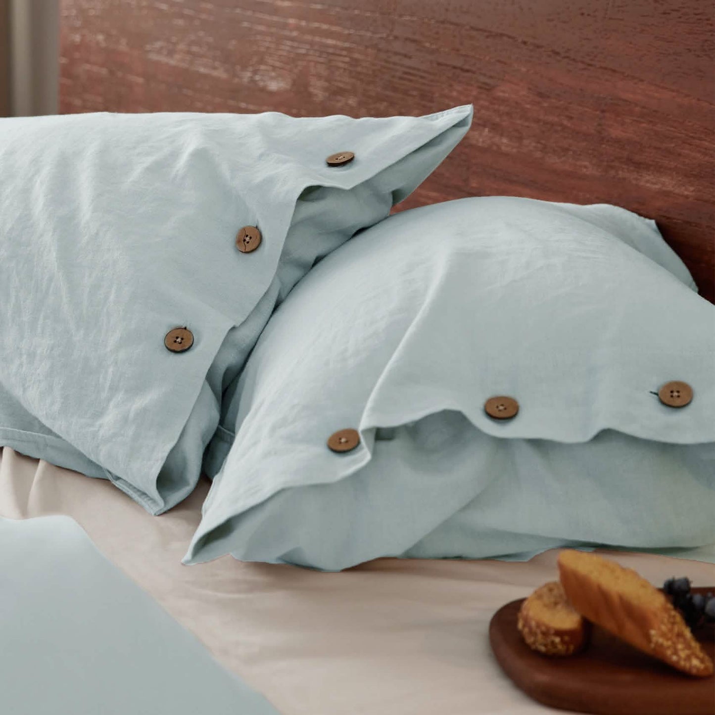 Cotton Linen Hybrid Duvet Cover Set