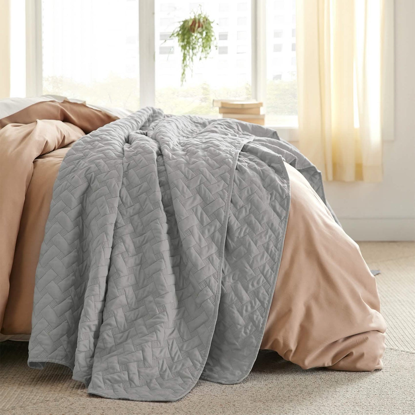 Basket-weave Quilt Set