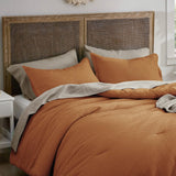 Cotton Waffle Weave Comforter Set