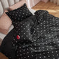 GentleSoft™ Marilyn Monroe™ Duvet Cover Set Dotted Black