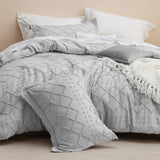 Boho Tufted Embroidery Comforter Set