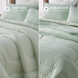 Reversible Warm and Cooling Comforter Set