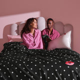 Marilyn Monroe™ Duvet Cover Set Dotted Black