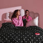 GentleSoft™ Marilyn Monroe™ Duvet Cover Set Dotted Black