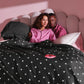 GentleSoft™ Marilyn Monroe™ Duvet Cover Set Dotted Black