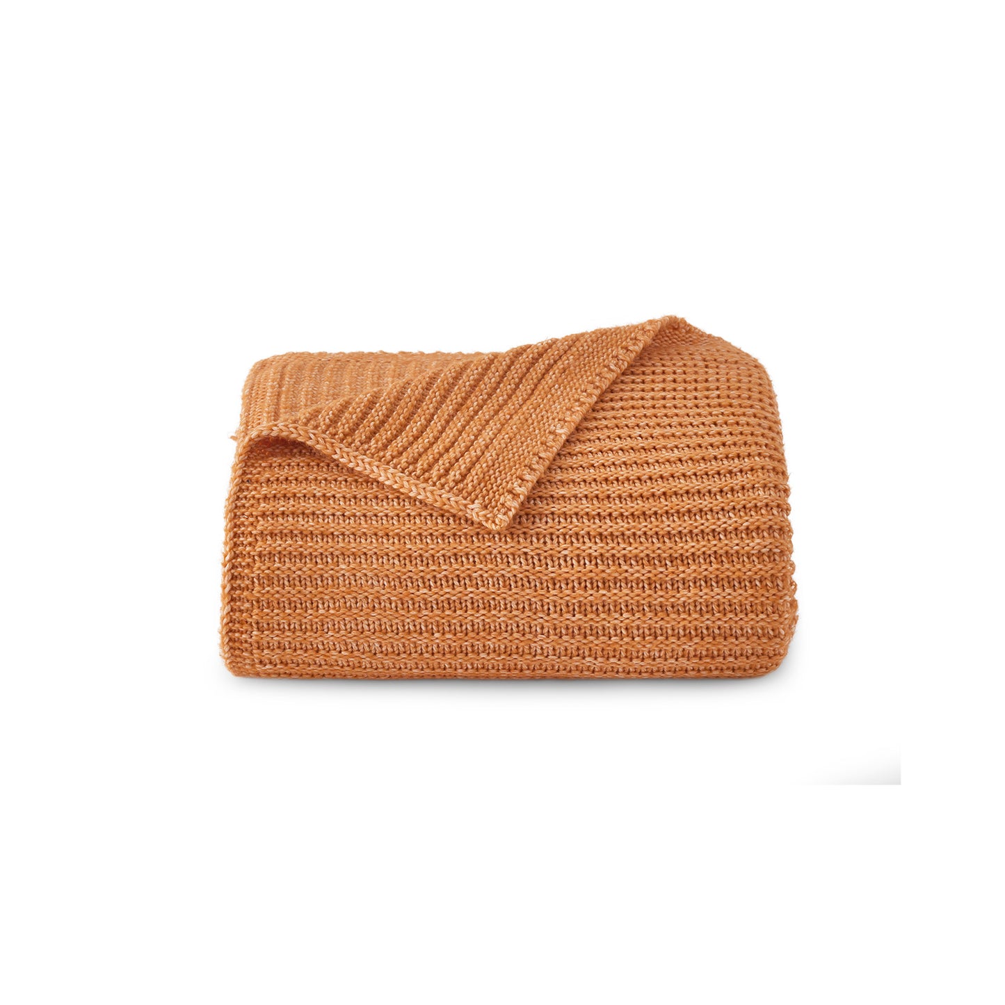 Air Yarn Knit Throw Blanket
