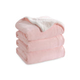 Sherpa and Fleece Reversible Blanket