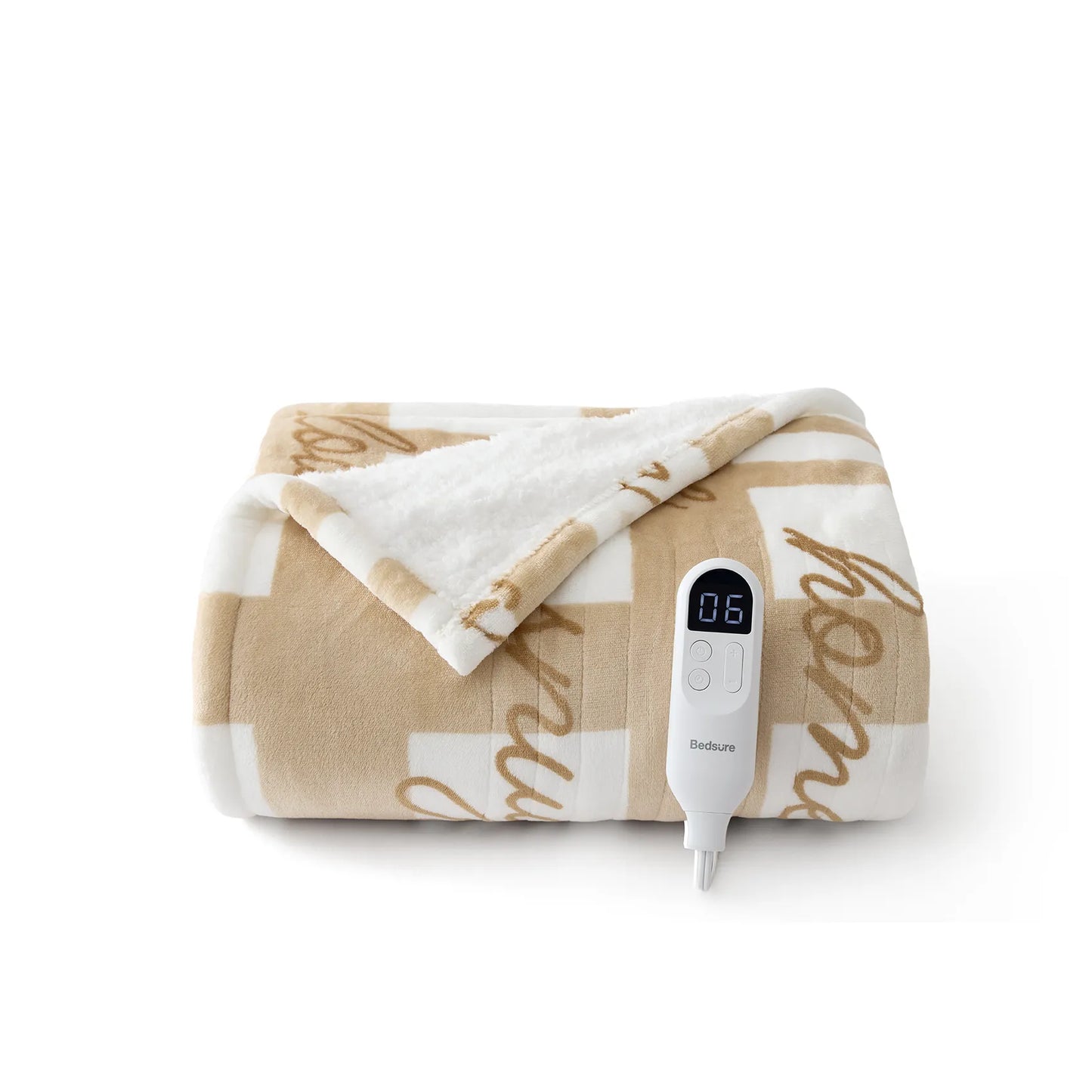 GentleSoft® Plaid Flannel Heated Blanket