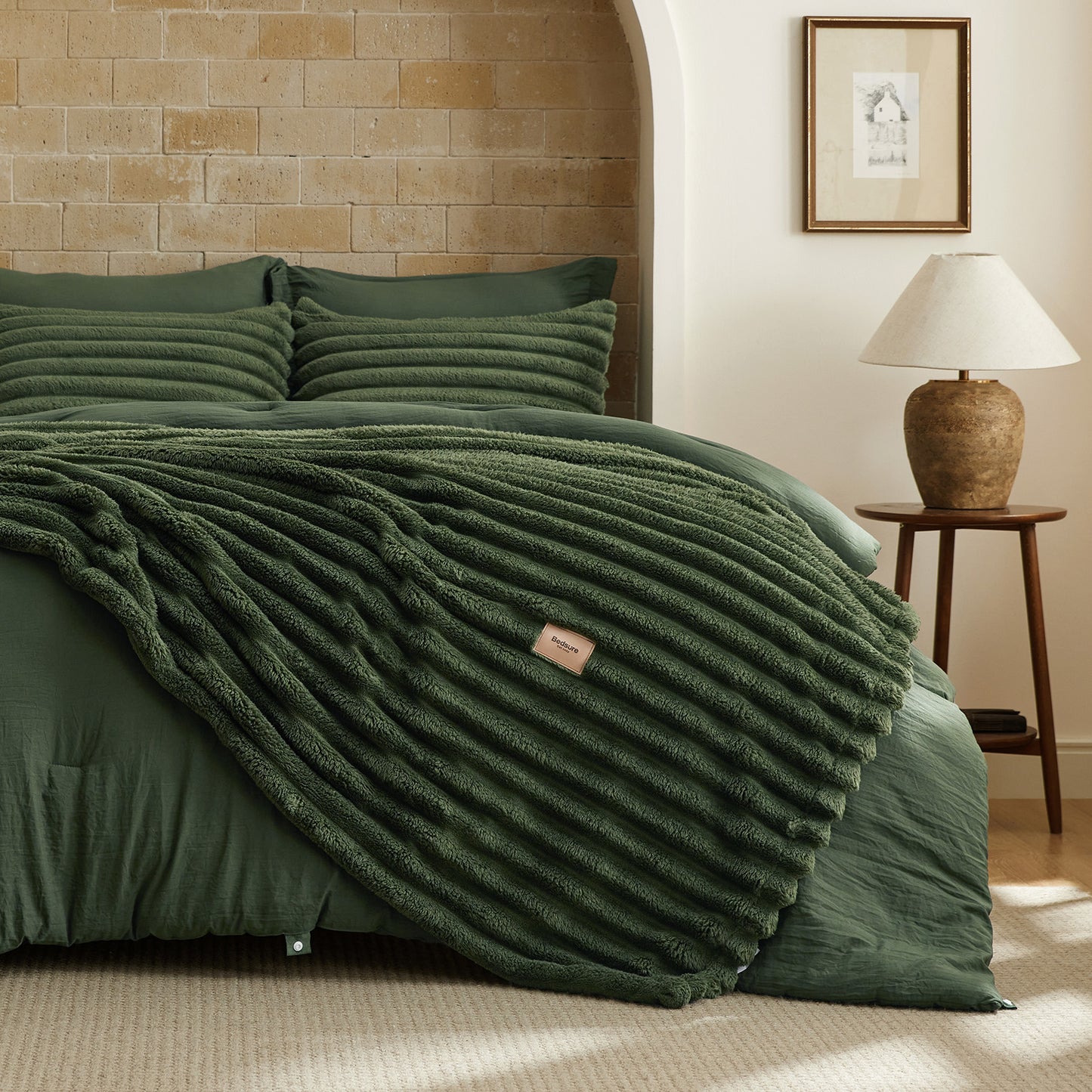 GentleSoft® 2 in 1 Comforter With Blanket Set