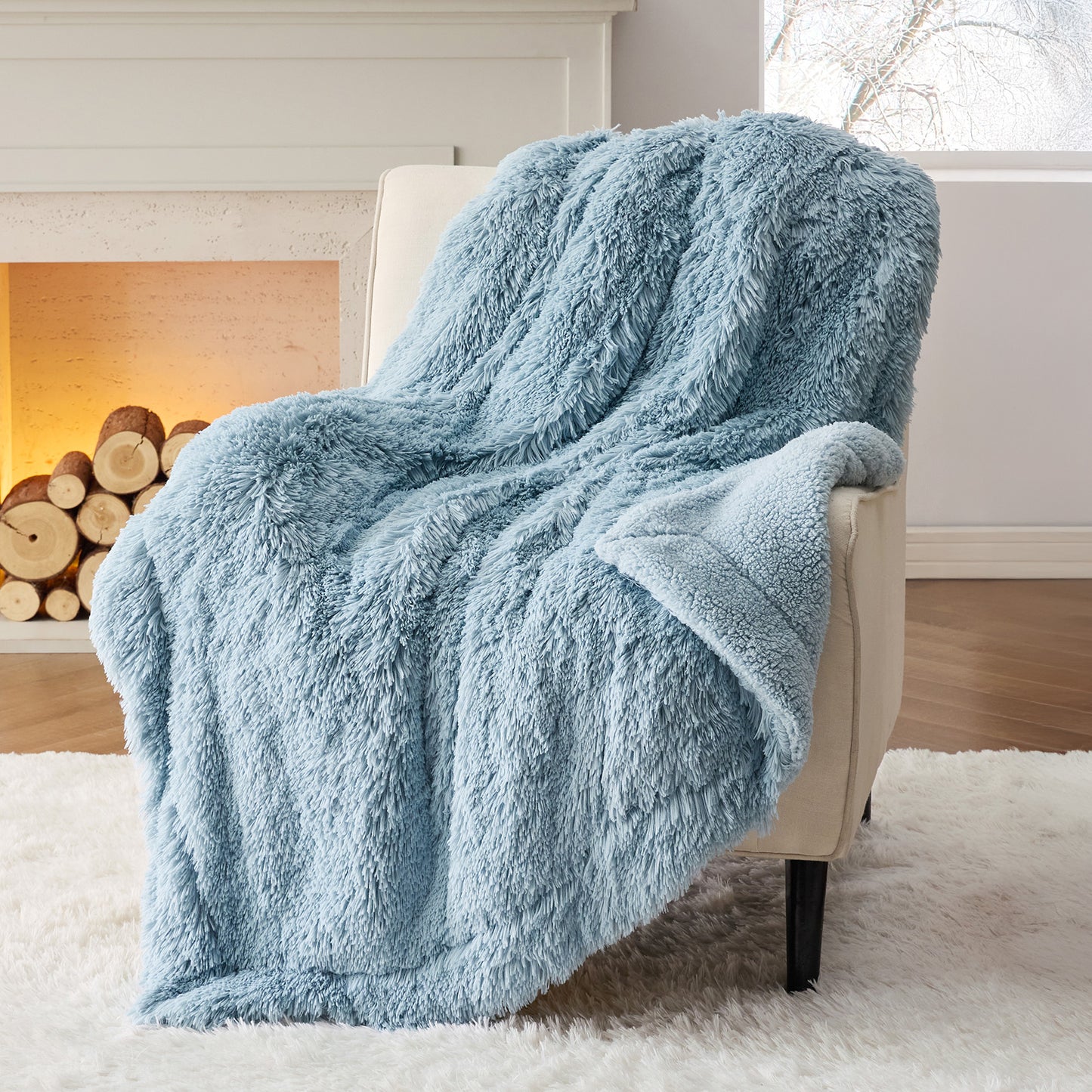 GentleSoft® Fuzzy Faux Fur Blanket