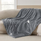 Solid Flannel Heated Blanket