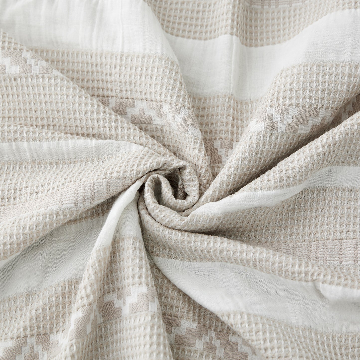 GentleSoft® Cotton Boho Waffle Weave Duvet Cover Set