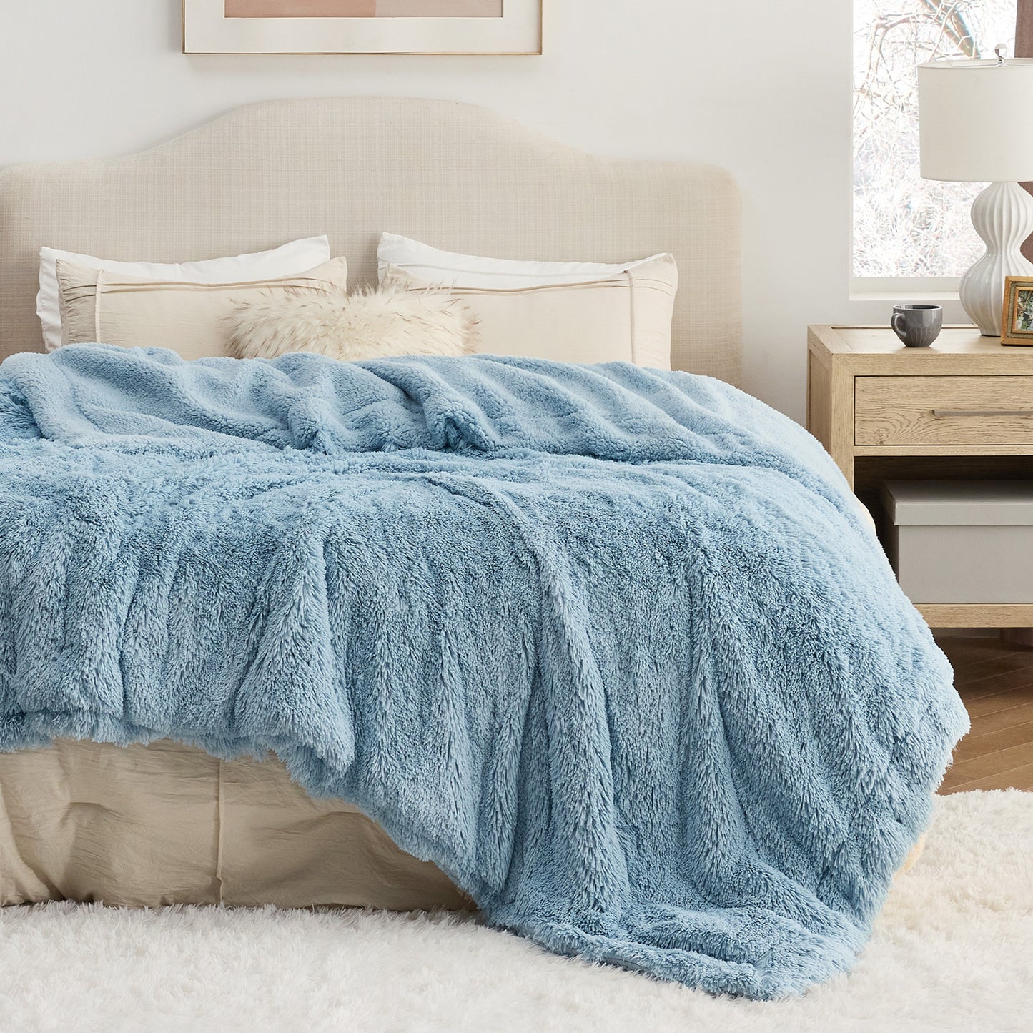 GentleSoft® Fuzzy Faux Fur Blanket