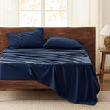 100% Cotton Solid Flannel Sheet Set