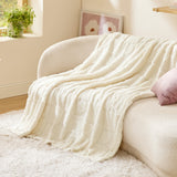 Arch Shaggy Sherpa Fleece Blanket