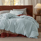 Cotton Linen Hybrid Duvet Cover Set