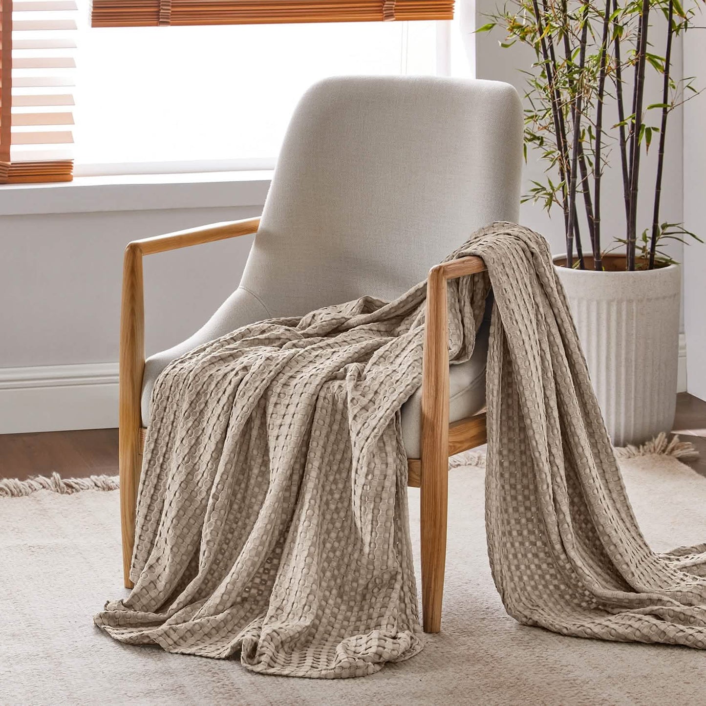 Cooling Waffle Blanket