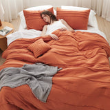 Pinch Pleat Comforter Set