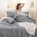 Pinch Pleat Comforter Set