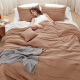 Pinch Pleat Comforter Set