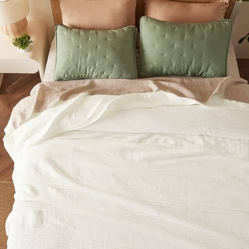 Bedsure Quilted Cotton Modal Blanket