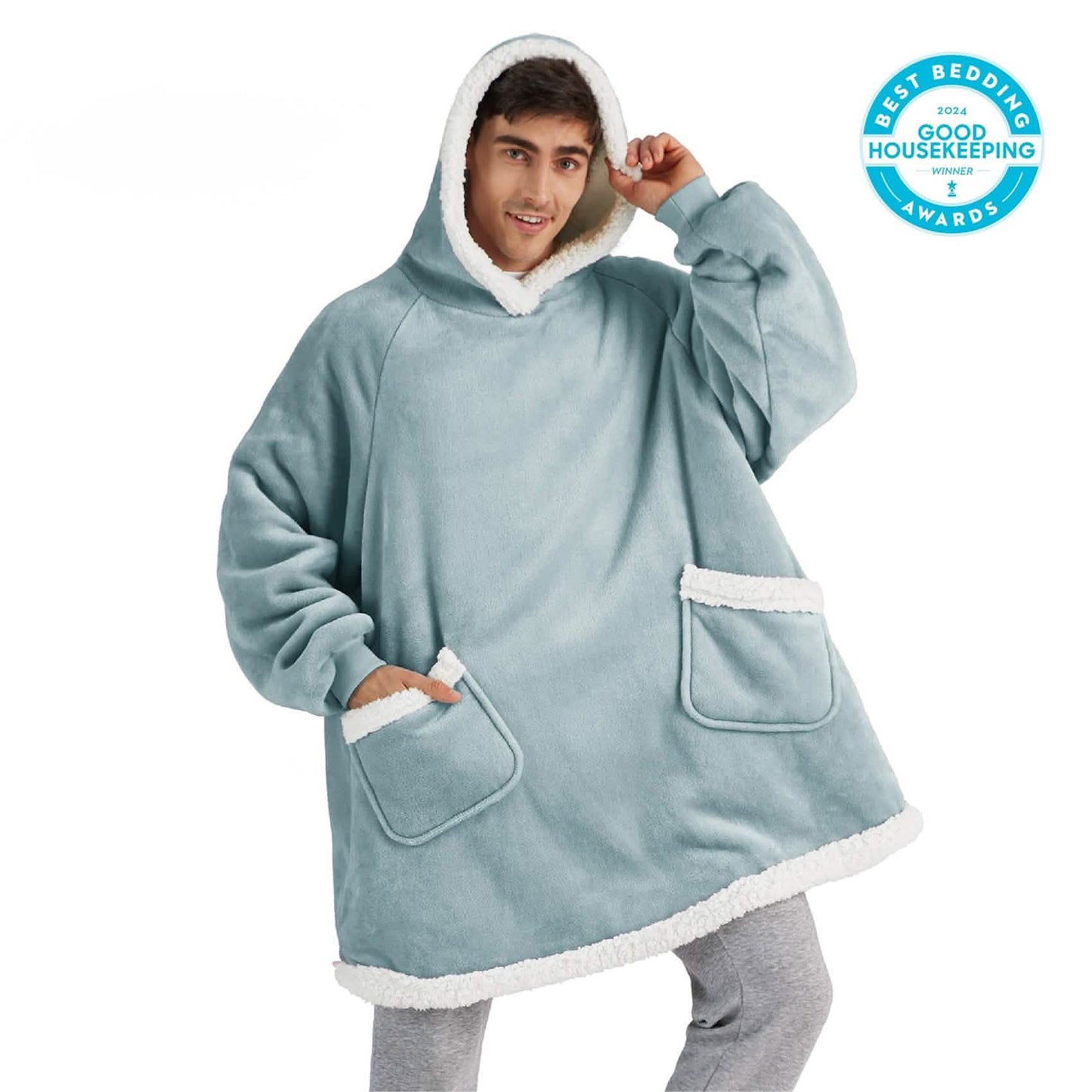 Sherpa Fleece Wearable Blanket