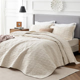 Bedsure Geometric Soft Ultrasonic Quilt Set