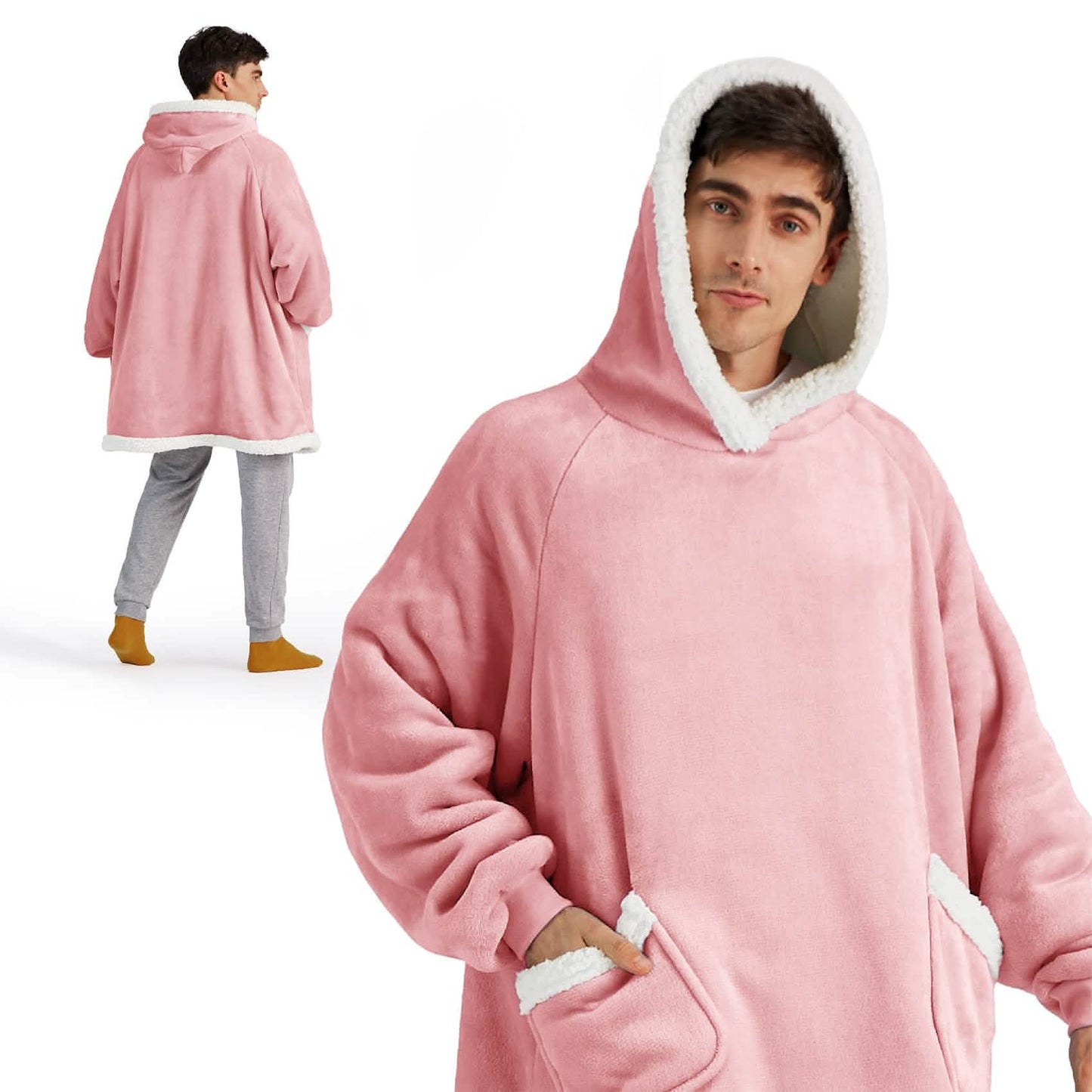 Sherpa Fleece Wearable Blanket